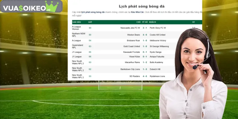 Dịch vụ chăm sóc khách hàng tại web cá độ bóng đá uy tín